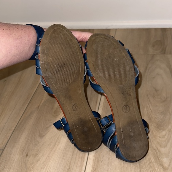 VGUC Mossimo Brand Women’s Size 6 Braided Ankle Strap Sandals - Picture 8 of 9